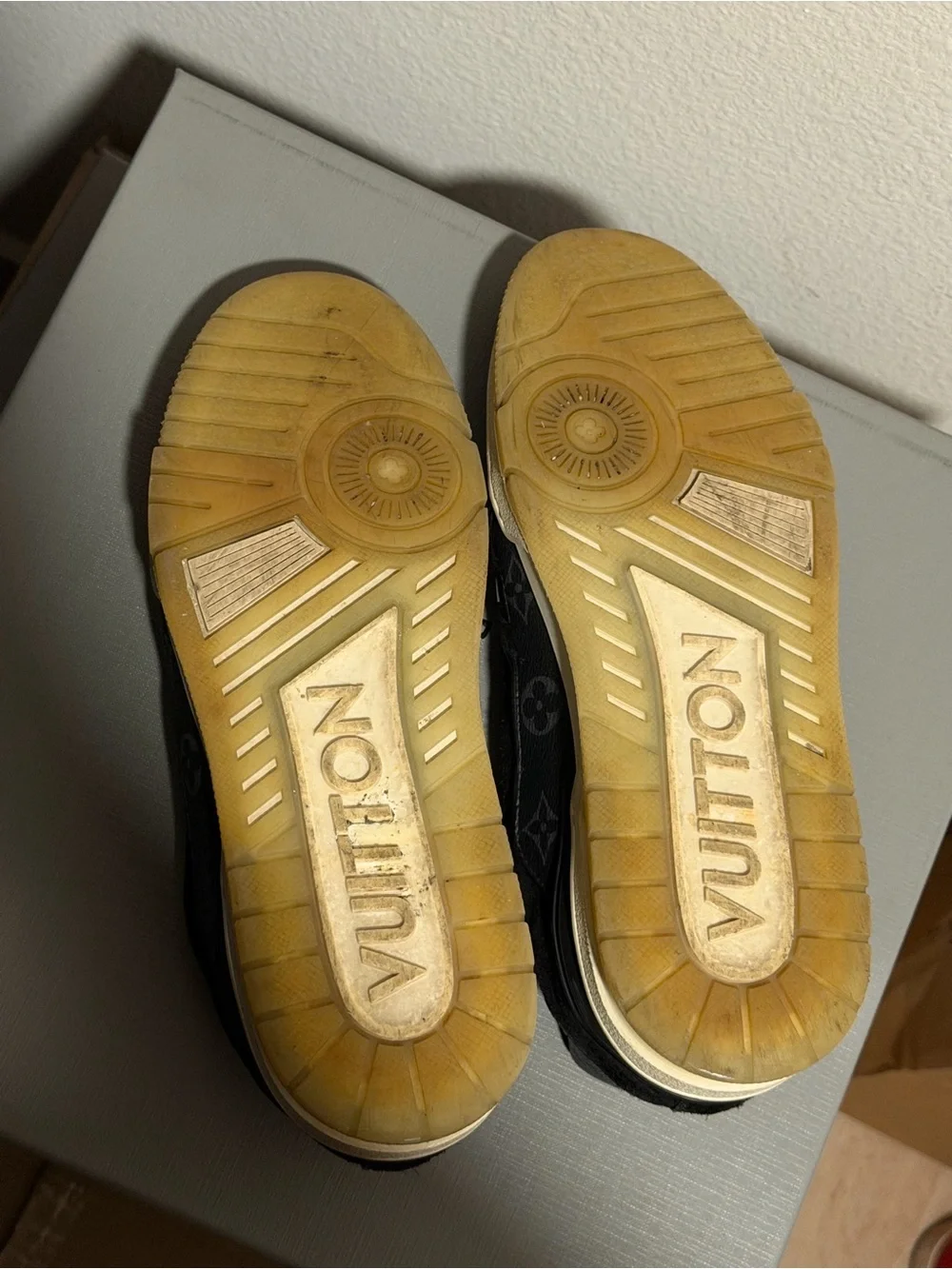 LV Trainer leather low sneakers